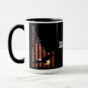 TAZA MADERA BALD EAGLE BURNT - CLR IDAHO PATRIOT