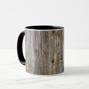 Taza Madera de madera Rústica Rústica Reclamada de made