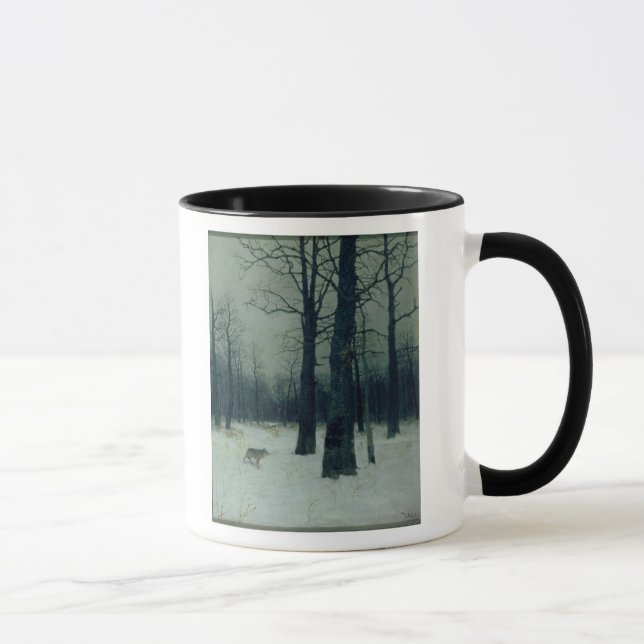 Taza Madera en el invierno, 1885 (Derecha)