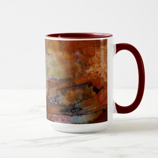 Taza Madera Petrificada Marrón (Derecha)