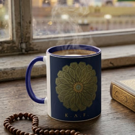 Taza Madinah Rosette Arte Islámico Personalizado