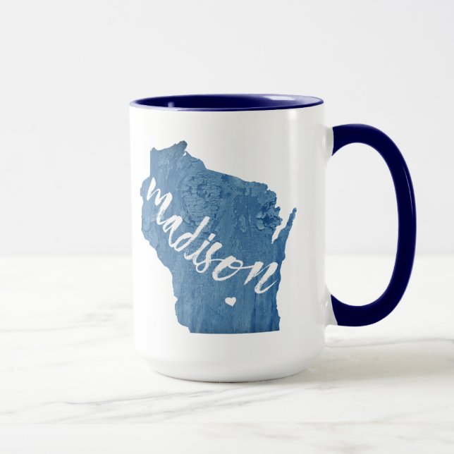 Taza Madison, Grano de Madera Wisconsin (Derecha)