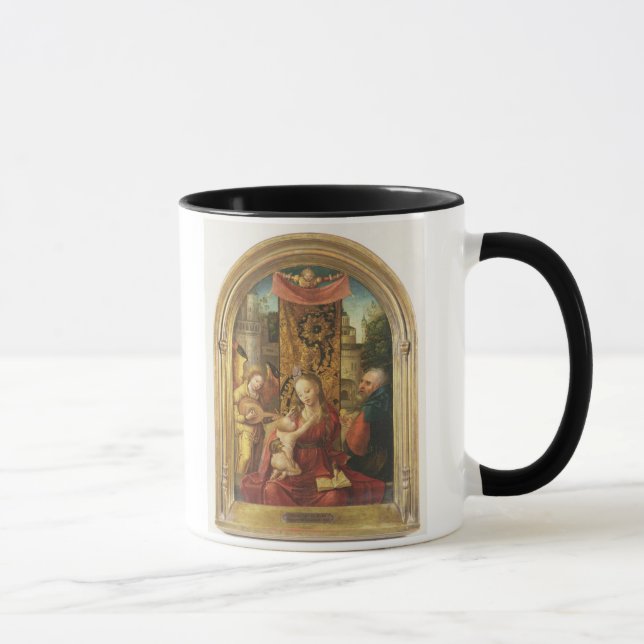 Taza Madonna y el niño Enthroned (Derecha)