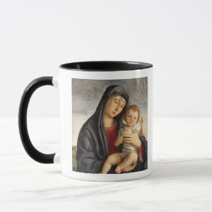 Taza Madonna y niño (aceite en el panel) 2
