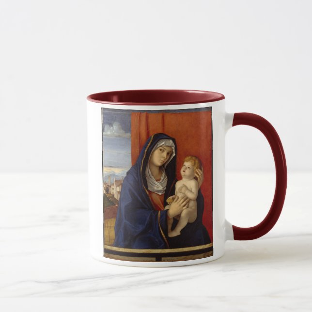 Taza Madonna y niño, circa 1485 (Derecha)