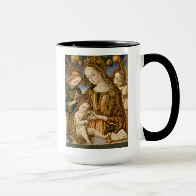 Taza Madonna y niño con dos ángeles (Derecha)