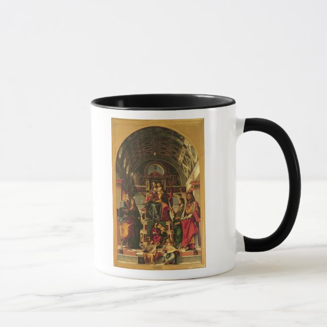 Taza Madonna y niño con los santos, 1499 (Derecha)