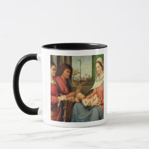 Taza Madonna y niño con los santos 2