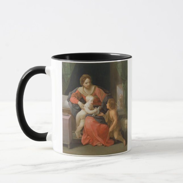 Taza Madonna y niño con San Juan Bautista (Izquierda)