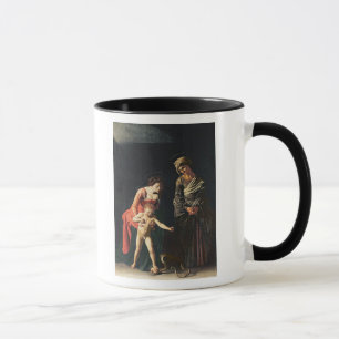 Taza Madonna y niño con una serpiente, 1605