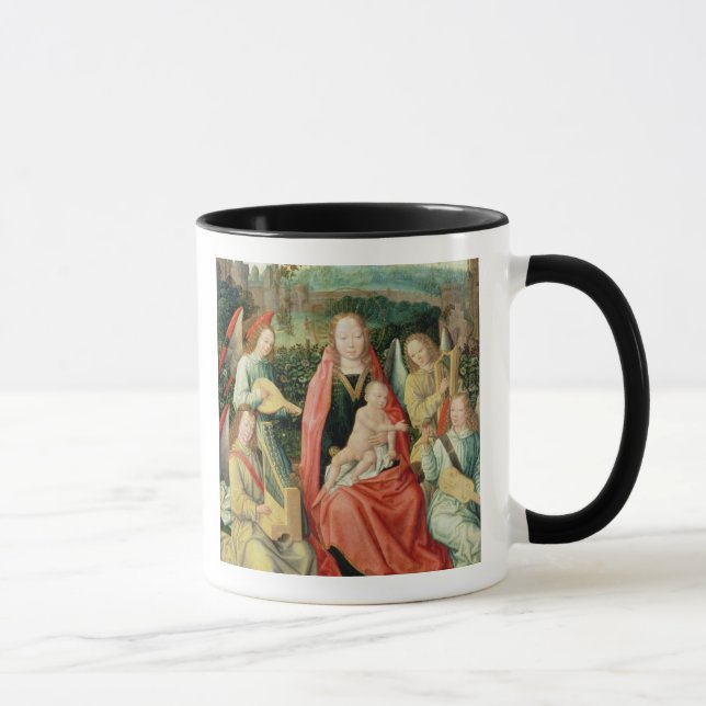 Taza Madonna y niño rodeados por ángeles (Derecha)