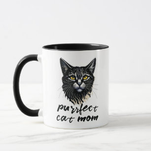 Taza Madre de gato personalizada