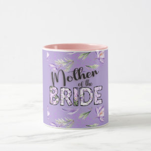 Taza Madre de la Novia Crocus Lavanda Personalizado