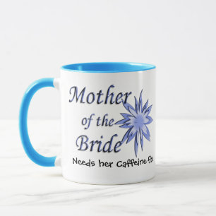 Taza Madre del azul de la novia