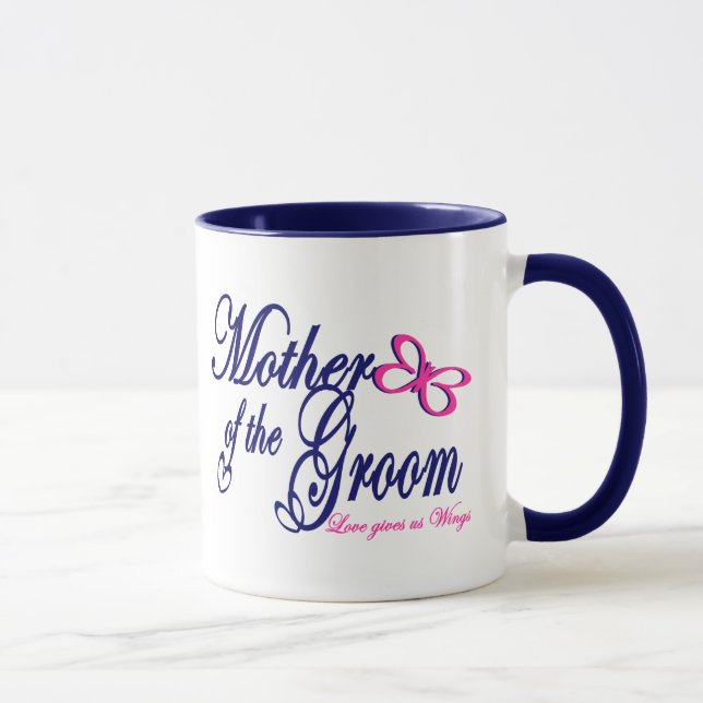 Taza Madre del Groom/ Mariposa (Derecha)