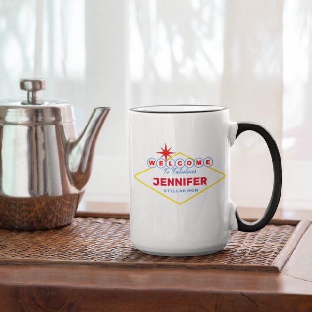 Taza Madre divertida del Rótulo de Las Vegas (Subido por el creador)