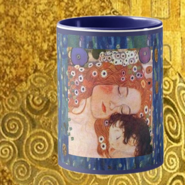 Taza Madre e hijo por Klimt (Subido por el creador)