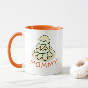 Taza madre e hijo pulpo kawaii