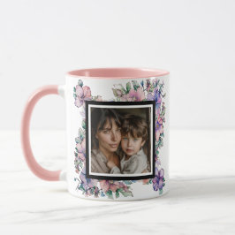 Taza Madre mami acuarela Floral foto