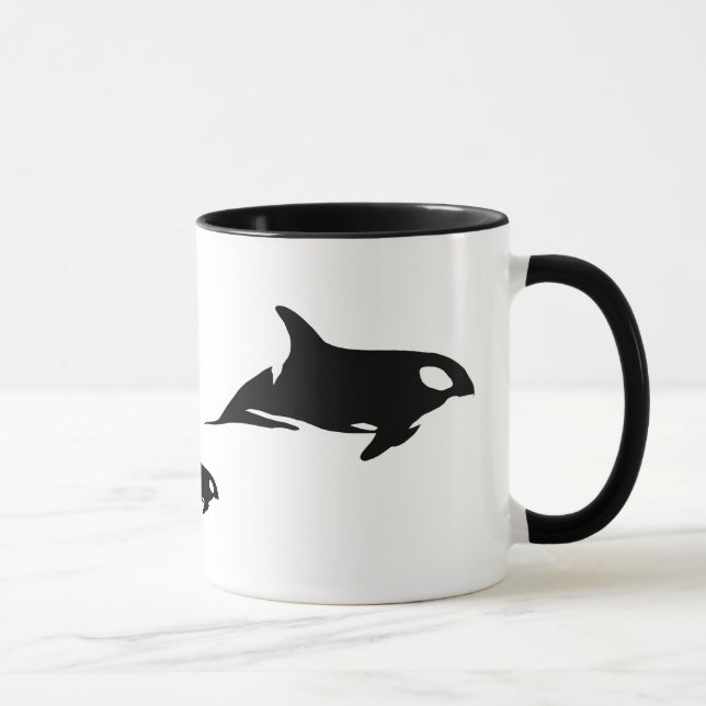 Taza Madre Orca y dos terneros (Derecha)