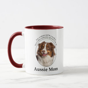 Taza Madre Pastora de Australia Roja