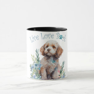 Taza Madre Perro Cockapoo Floral