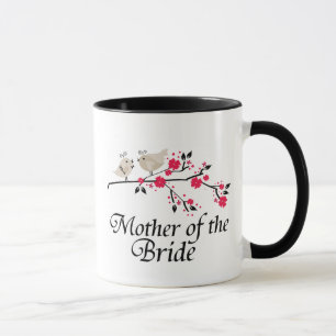 Taza Madre personalizada de los pájaros de la novia que
