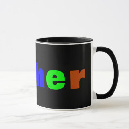 Taza Madre RGB Código hexadecimal Lección Mug