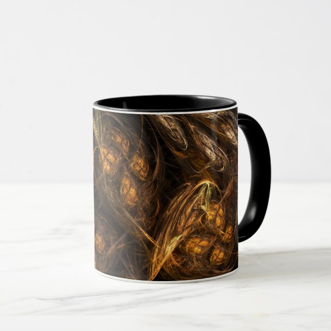 Taza Madre Tierra Resumen Café Mug (Anverso derecho)