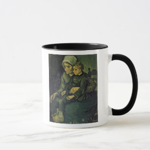 Taza Madre y niño, 1885 de Vincent van Gogh el
