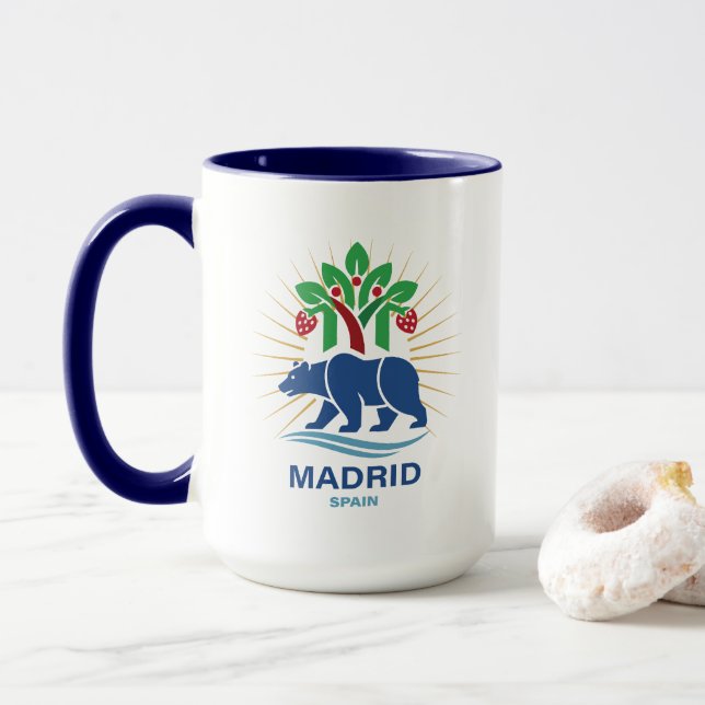 Taza Madrid España Europa (Con donut)