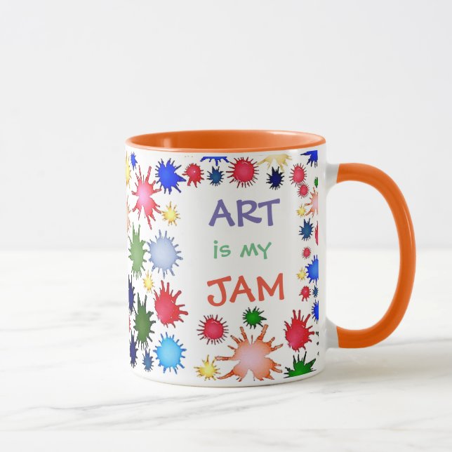 Taza Maestra de arte, mermelada de arte, regalo para pr (Derecha)