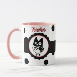 Taza Maestra de búho personalizada Mug