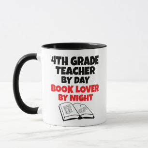 Taza Maestra de cuarto grado ama leer