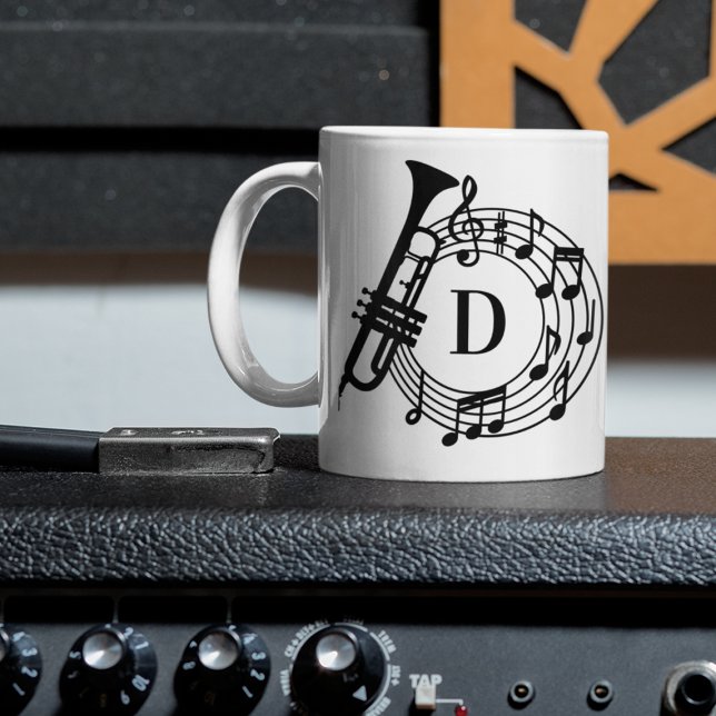 Taza Maestra de Música de Banda de Jazz de Trumpet Mono (Subido por el creador)
