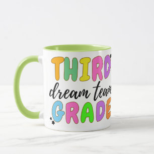 Taza Maestra De Tercer Grado, De Vuelta A La Escuela, E