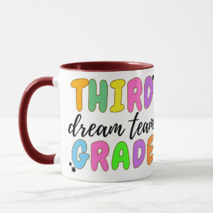 Taza Maestra De Tercer Grado, De Vuelta A La Escuela, E