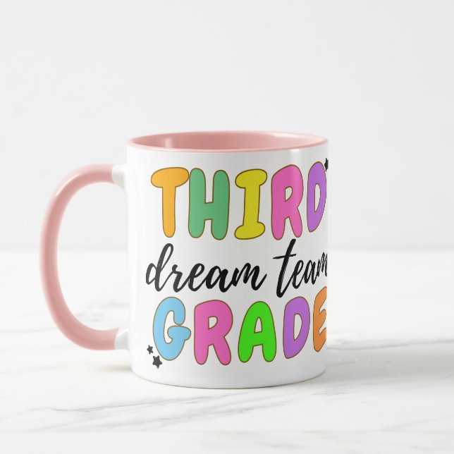 Taza Maestra De Tercer Grado, De Vuelta A La Escuela, E (Izquierda)