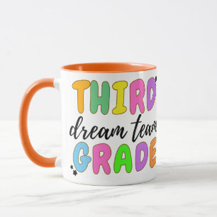 Taza Maestra De Tercer Grado, De Vuelta A La Escuela, E