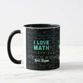 Taza Maestra O Profesora De Matemáticas Y Estudiante