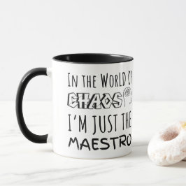 TAZA MAESTRO CHAOS COORDINADOR MUG