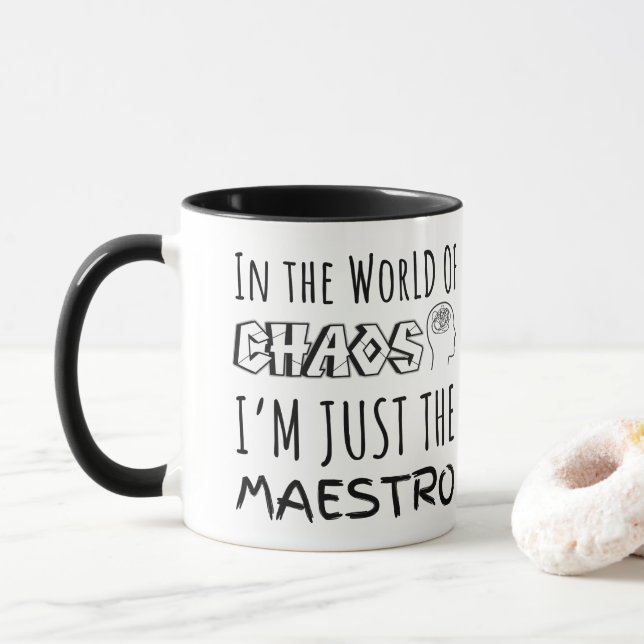 TAZA MAESTRO CHAOS COORDINADOR MUG (Con donut)