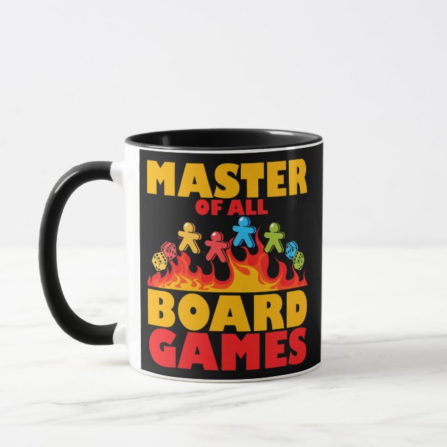 Taza maestro de todos los juegos de mesa noche  (Izquierda)