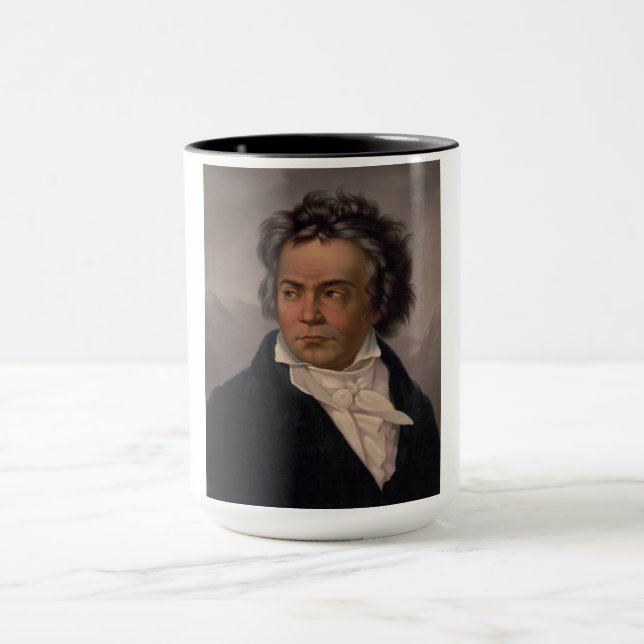 Taza Maestro Ludwig Beethoven Compositor de Música Sinf (Centro)