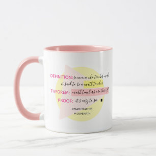 Taza Maestros matemáticos son los mejores - Mug de rega