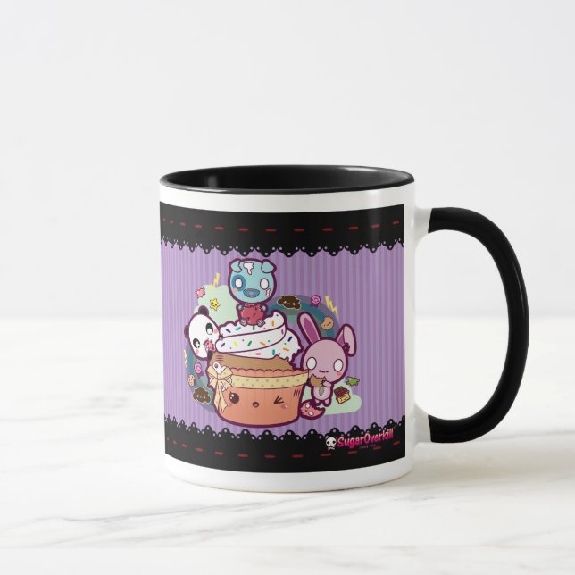 Taza ¡Magdalena de Kawaii atacada! (Derecha)