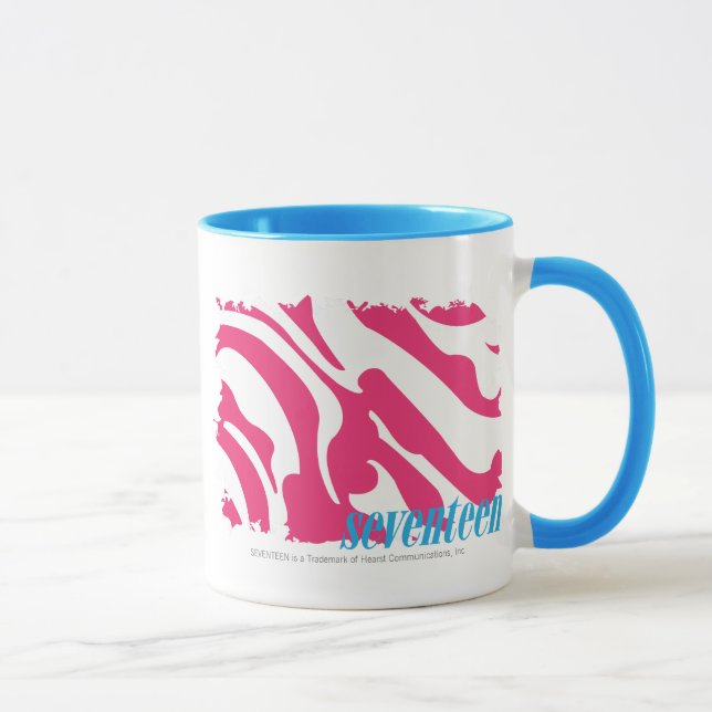 Taza Magenta 3 de la cebra (Derecha)