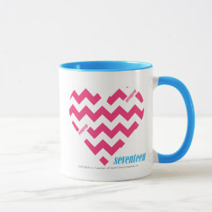 Taza Magenta 3 del zigzag
