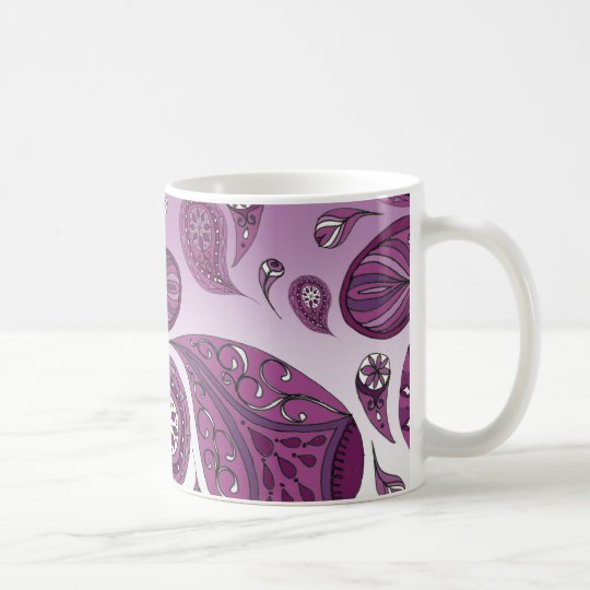 Taza magenta de Ombre de las lágrimas
