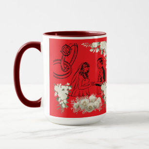 Taza Magia de voto interminable rojo brillante